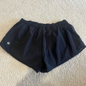 Lululemon Athletica Black Athletic Shorts Lightweight Breathable Design